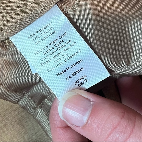 Talbots New With Tags Brown Signature Brown Trouser Size 8P - Picture 7 of 7